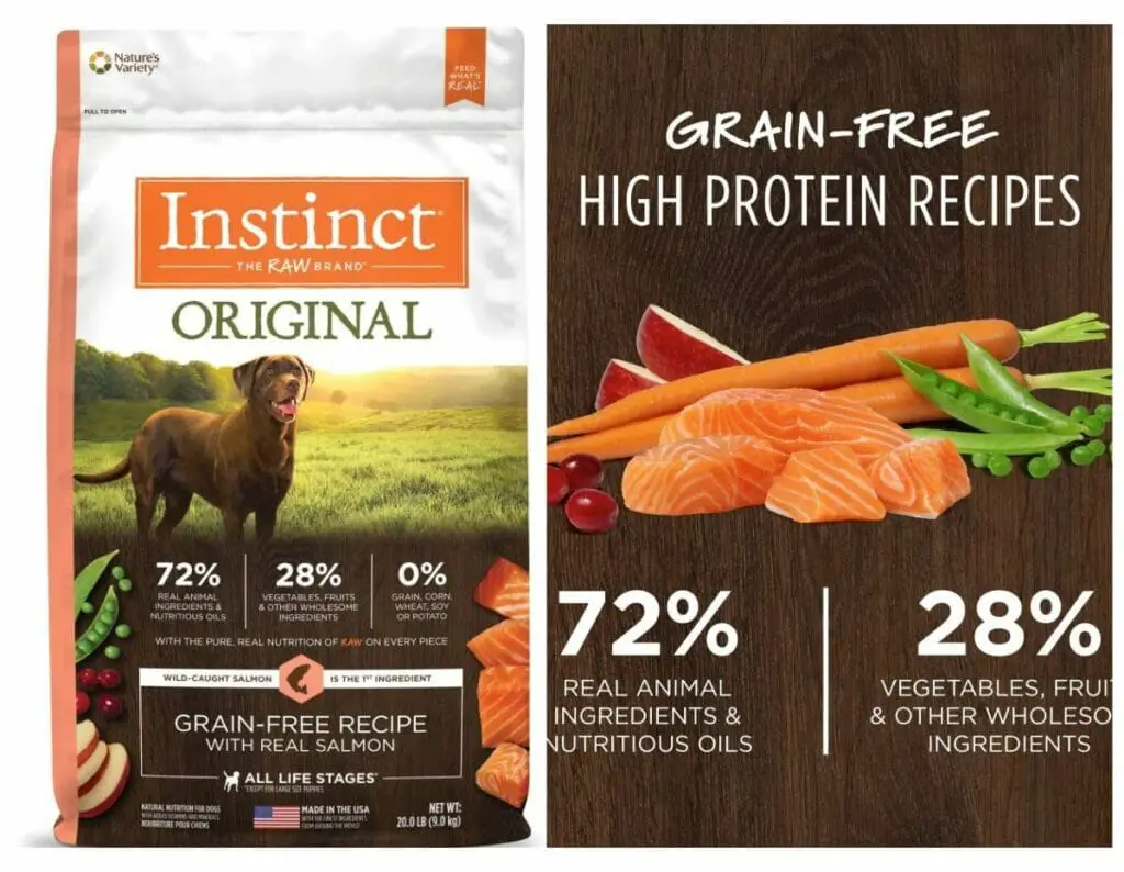 Grain free dog food